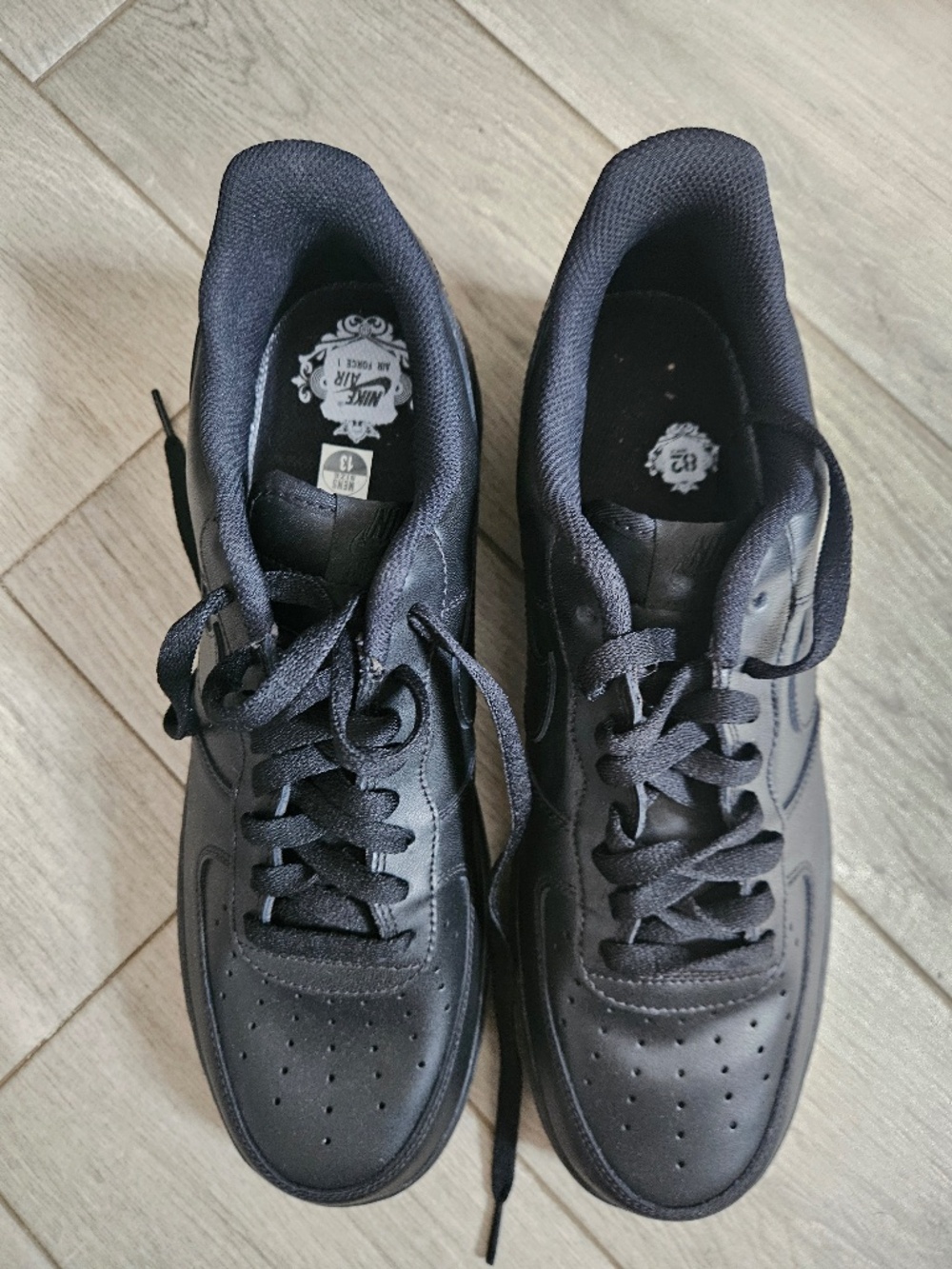 Nike Air Force 1 '07 Low Triple Black Size 13